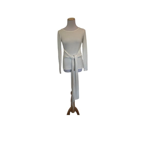 Good American Wrapped Waist Shirt sz 2 NWT - Picture 1 of 4